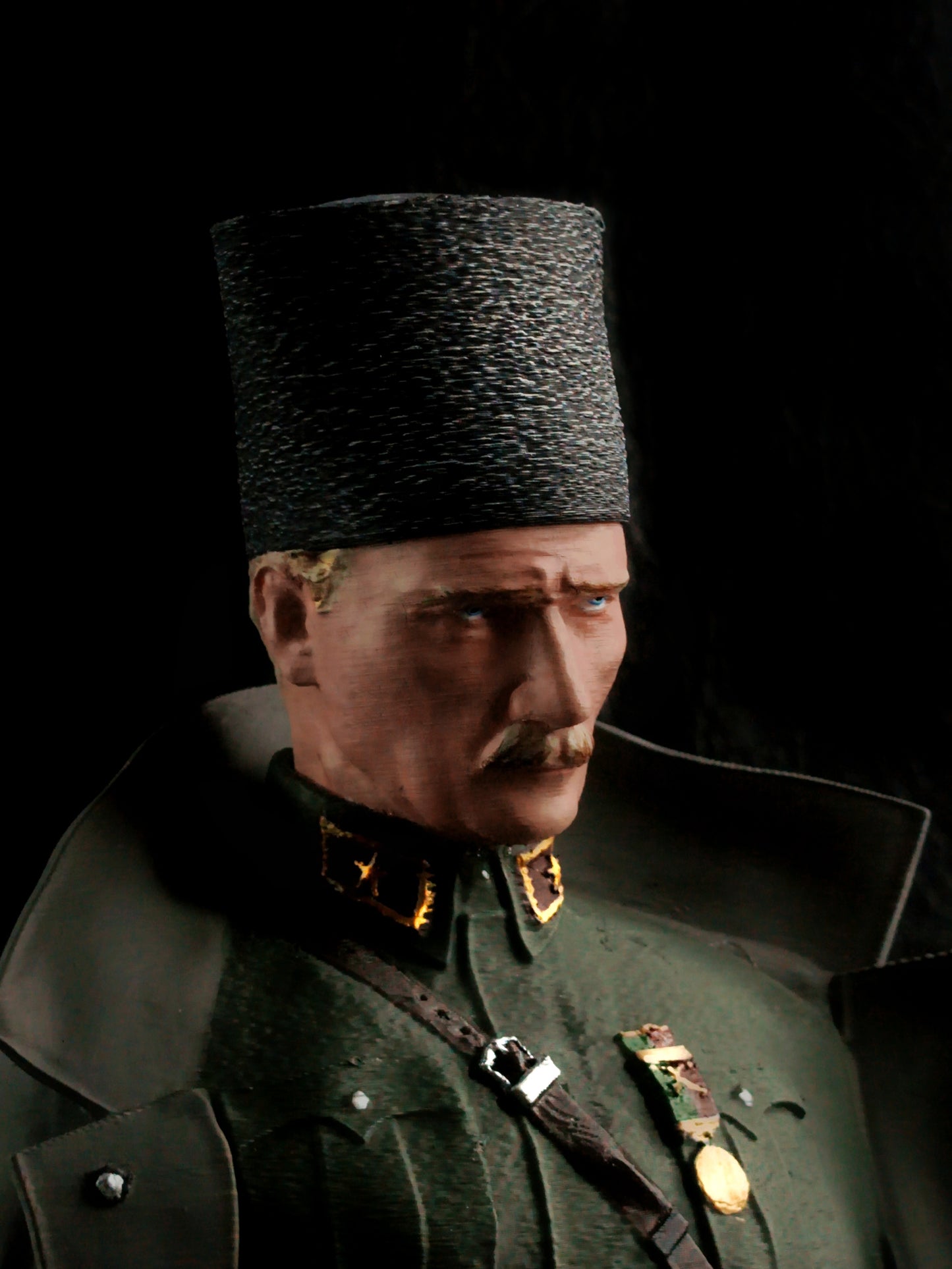 1922 Mustafa Kemal Atatürk Diorama/Figür 35 CM
