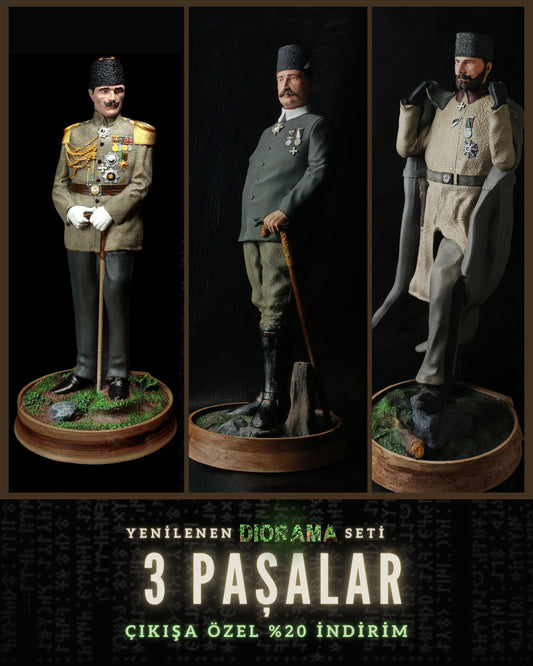 3 Paşalar Koleksiyon Seti 30 CM