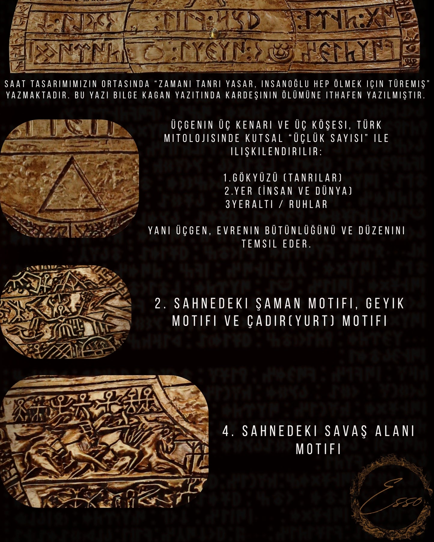 Güngen Saat 50 CM Büyük boy